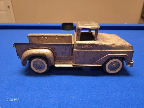 Bronze 1960 Tonka Toys Stepside Pickup Truck Pressed Steal