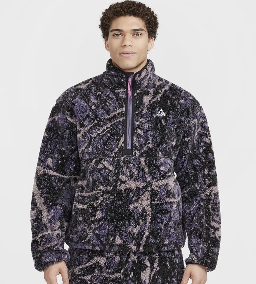 Men's XL-Nike ACG Canwell Glacier Therma-FIT ADV Half-Zip Dark