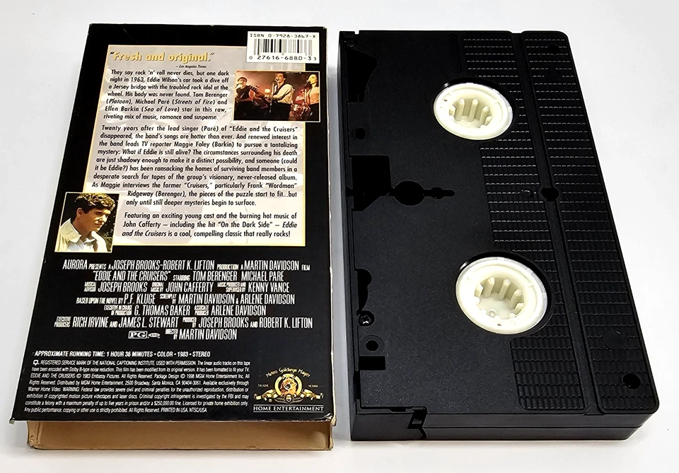 Eddie And The Cruisers VHS 1998 & Eddie And The Cruisers II Eddie Lives VHS 1990 - Image 4 of 4