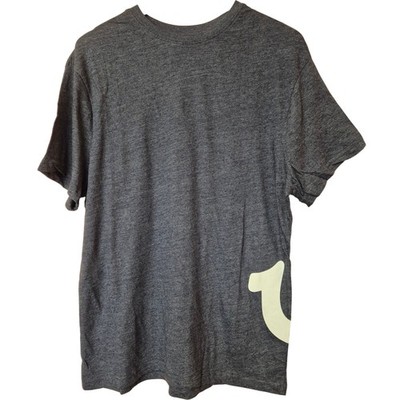 True Religion Loungewear T-Shirt Herren Large meliert blau Baumwollmischung