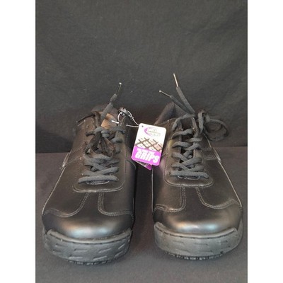 SFC Shoes For Crews 6010 Black Leather Non Slip Work Shoes Mens Size‎ 12 NEW Amazon.com | Shoes for Crews Men main image 3