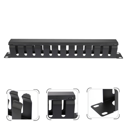 Metal Wire Rack Cord Organizer Holder Cable Server Manager Network Management - 第 5/12 張圖片