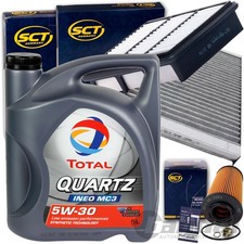 FILTERSET SATZ+TOTAL 5W30 ÖL passend für HYUNDAI i30 FD KIA CEED ED 90-116 PS