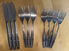 NORTHLAND (ONEIDA) LOVE STORY FLATWARE STAINLESS STEEL-CHOICE-FORK KNIFE KOREA