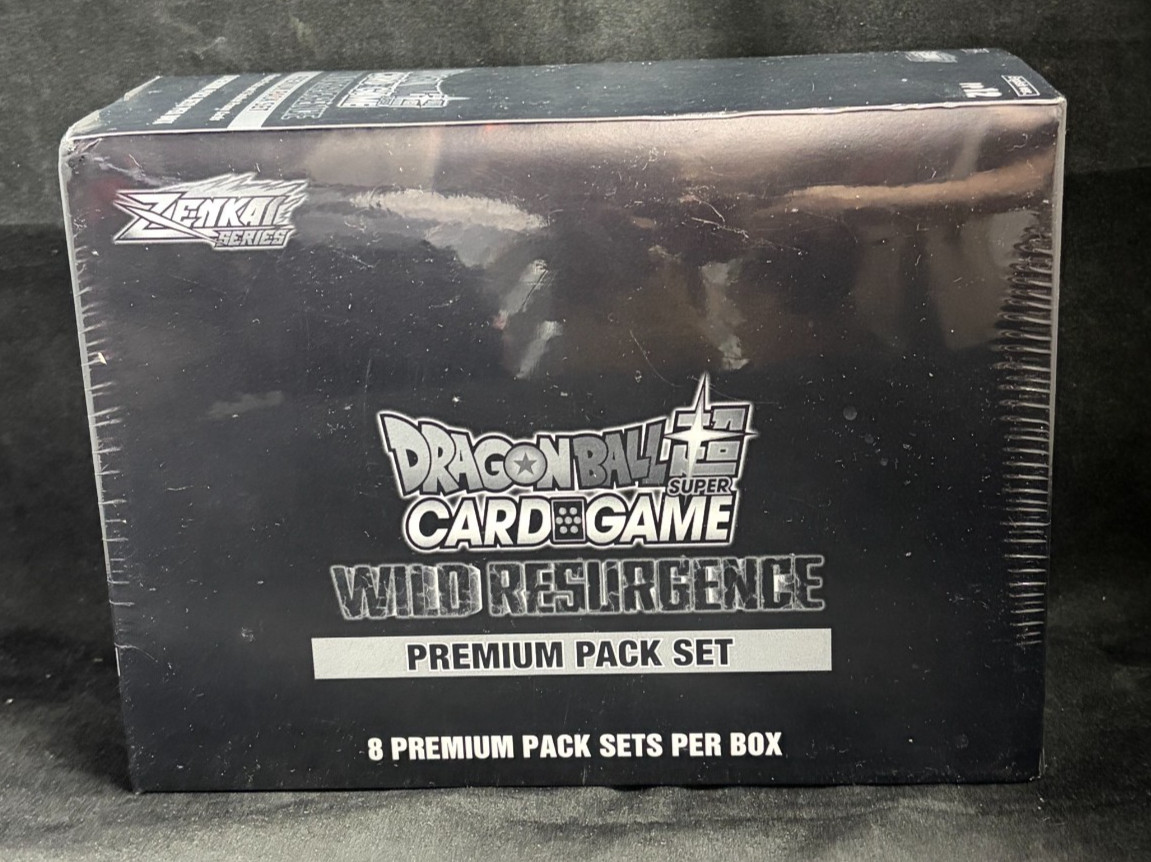 Dragon Ball Super TCG: Wild Resurgence Premium Pack Set Display Case (NEW)