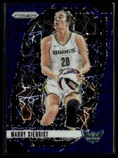 2024 Panini Prizm WNBA #94 Maddy Siegrist Blue Velocity Prizms