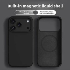 Magnetic Silicone Case for iPhone 18 Pro Max & 18 Pro Soft Bumper Cover