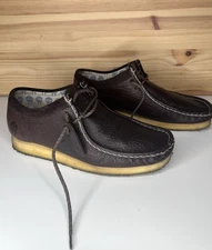 10.5 Clarks x MF DOOM Wallabees Shoes Brown Leather 2014 Release