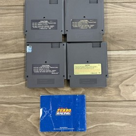 Lot of 4 Nintendo NES Games &ndash;Super Mario Bros 3, Paperboy 2, Mach Rider, etc.