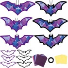 Halloween Bat Suncatchers Kit: 36 DIY Crafts for Kids Party