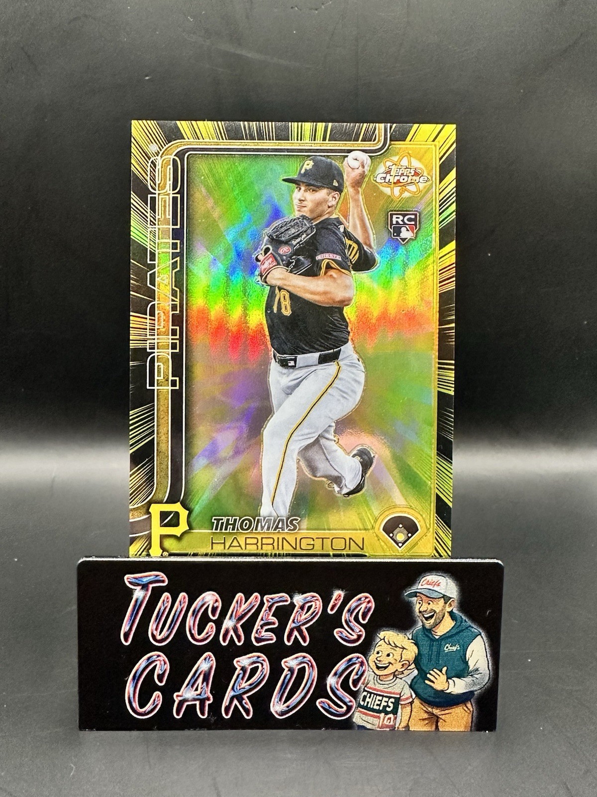 2025 Topps Chrome Update Thomas Harrington Radiating Rookies SP #RR-27 RC