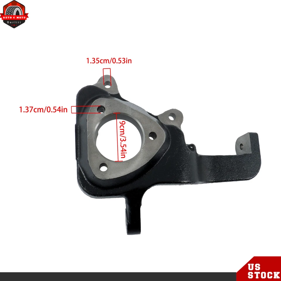 Pair 3" Lift Spindles Front Suspension Truck 2002-2018 For Dodge Ram 1500 2WD Foto 3 de 4