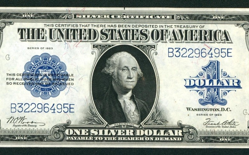 $1 1923 ((XF/ AU)) Silver Certificate ** PAPER CURRENCY AUCTIONS **