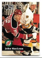 JOHN MACLEAN 1991-92 PRO SET CARD MINT CONDITION