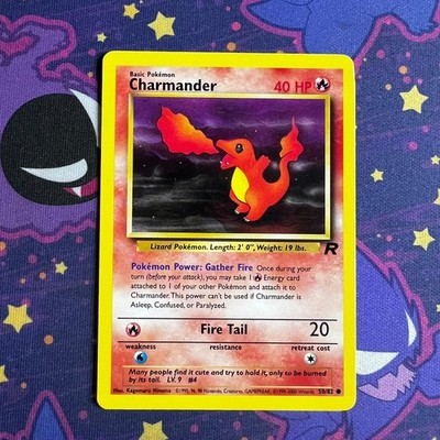 Charmander Pokémon TCG Team Rocket 50/82 LP