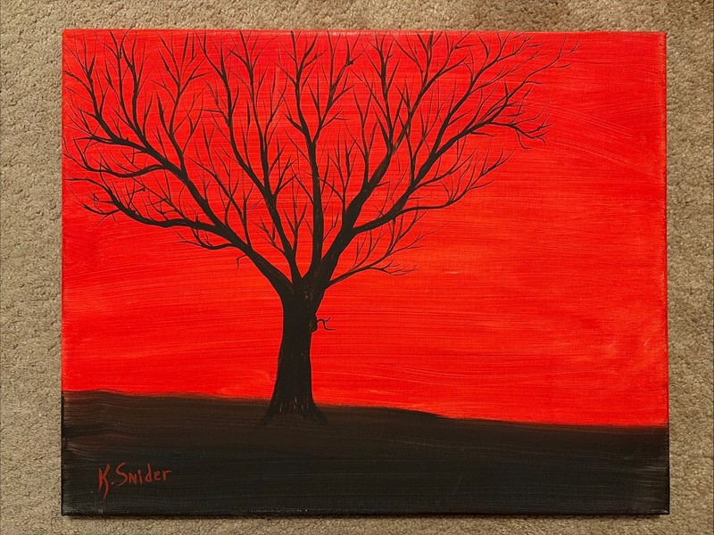 Kellie Snider Painting On Canvas