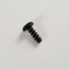  GOLF TROLLEY HANDLE SCREWS, ZINC PLATED BLACK PAN HEADED D4.2mm x L13mm
