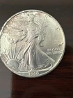 1990 Walking Liberty 1 oz, Fine Silver One Dollar US Coin,