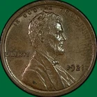 1921 Lincoln Wheat Cent Choice Uncirculated Chc UNC Coin #41532