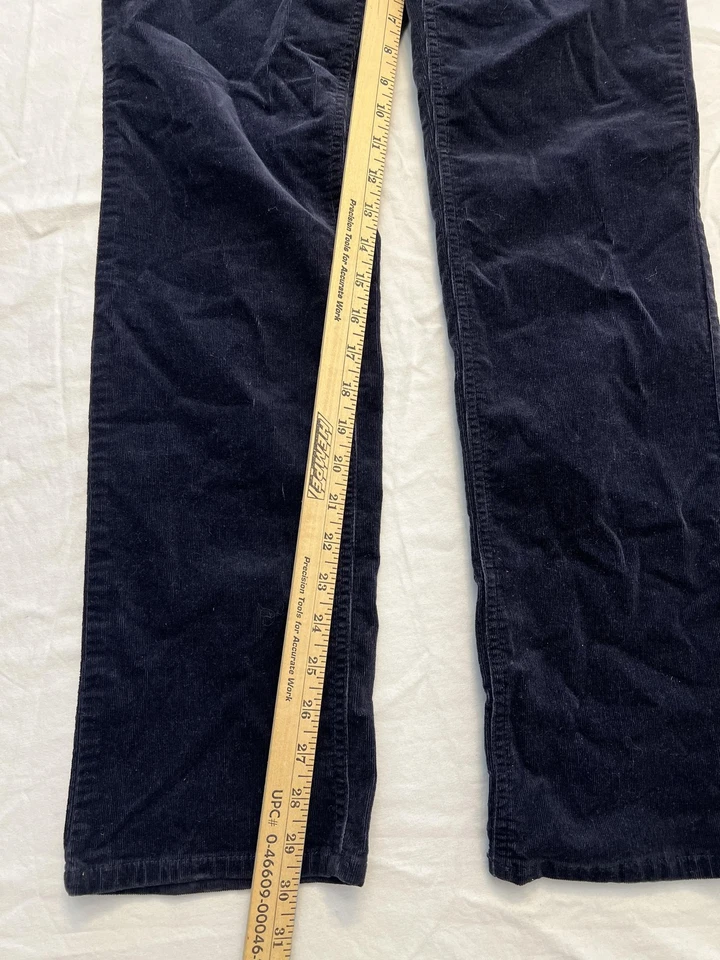 Pantalones de pana Charter Club para mujer 6 negros pierna recta elásticos 5 bolsillos cremallera mosca Foto 2 de 4