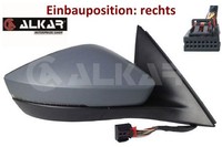 Alkar 6146746 AußEnspiegel Rechts Spiegel AußEn FüR Skoda