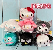 Sanrio Plush lot of 7 Hello Kitty My Melody Cinnamoroll Batsumaru Complete set