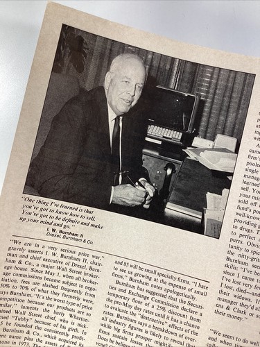 Financial World Magazine Vtg 1975 Rare Ads IBM Textiles Springs Stevens Riviana - Picture 10 of 20