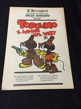 Topolino Minnie Mouse Disney Topolino fumetto italiano Il Messaggero giornale