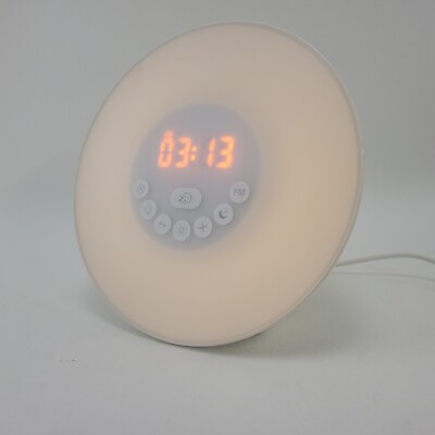 Digital Wakeup Light Alarm Clock with FM Radio