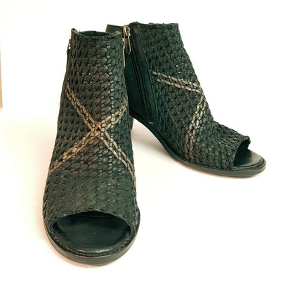 leather bootie sandals