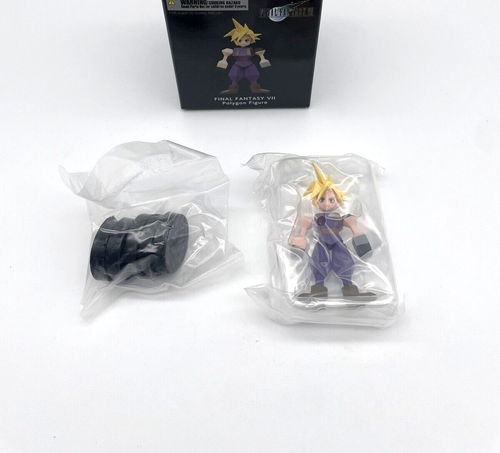 Final Fantasy VII FF7 Cloud Strife Polygon Figure Mini Statue Square Enix Sealed