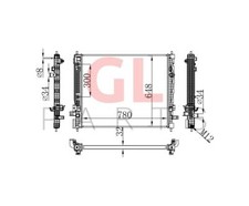 FÜR CHEVROLET TRAVERSE 2018 - Wasserkühler Motorkühlung Kühler 84274379
