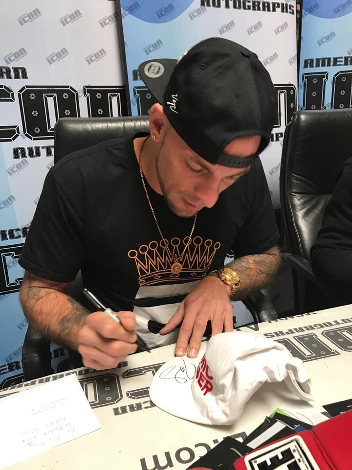 Joe Schilling Signed Bellator 136 Fight Worn Used Hat BAS COA 2015 Glory Auto'd - Image 3 of 4
