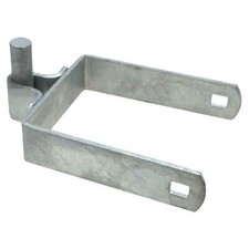 4  X 5/8  Square Male Gate Hinges For Chain Link Fences with Bolts Pack of 2 