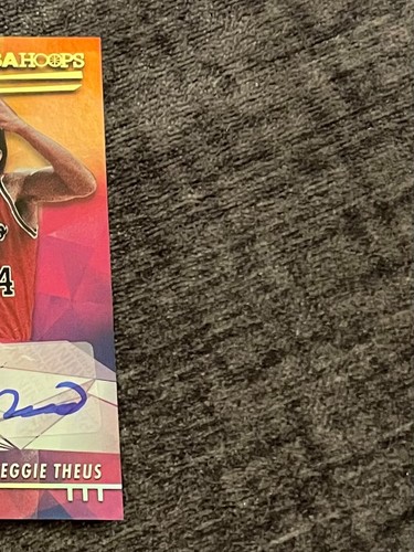 2022 Hoops Ink Holo Reggie Theus Autograph, Fresh Pull - Picture 7 of 8
