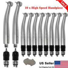 10PCS Dental High Speed Handpiece Turbine Quick Coupler 4 Hole NSK Style