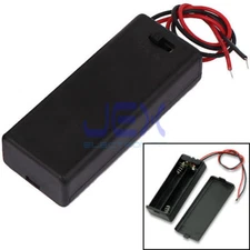Twin/2X/Two AAA DIY Battery Holder Case Box 3V With Power Switch With Wire