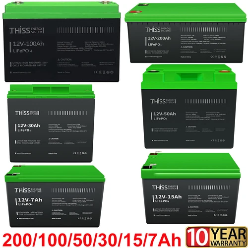 12 Volt 200Ah Lithium Off Grid Energy Rechargable Storage Battery Deep cycle lot