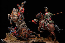 The Death of General Ponsonby Waterloo 54mm Painted Toy Soldier Pre-Sale | Art