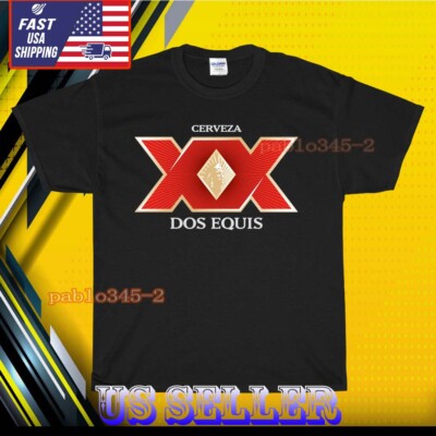 NEW SHIRT DOS EQUIS LOGO T-SHIRT UNISEX FUNNY AMERICAN USA SIZE S