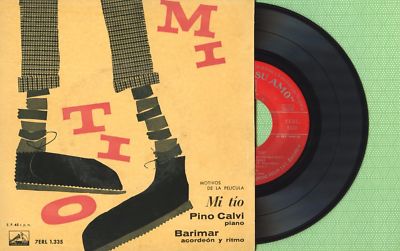 PINO CALVI & BARIMAR / Mi Tio / LA VOZ DE SU AMO 7EPL1.335 Pres Spain 1959 EP EX