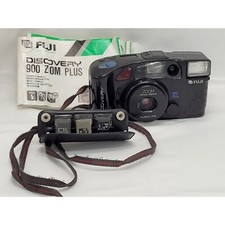 Fuji Discovery 900 Zoom Plus Date Point  Shoot 35mm Film Camera 38-85mm
