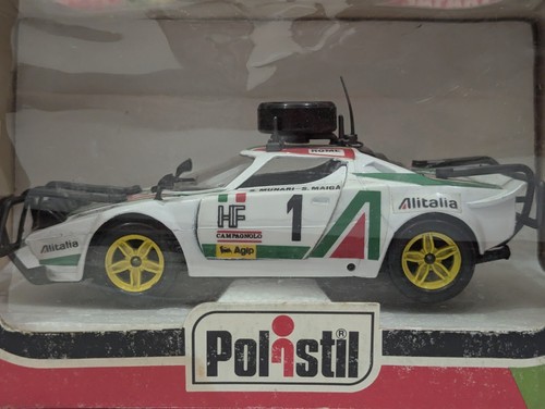 Coche raro Polistil Lancia Stratos East African Safari 1:25 modelo diecast de colección - Imagen 4 de 9