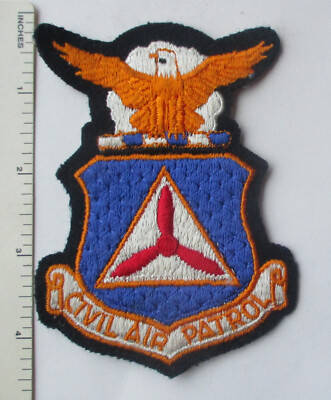 1960s Vintage US AIR FORCE CIVIL AIR PATROL Pocket PATCH - Main Image