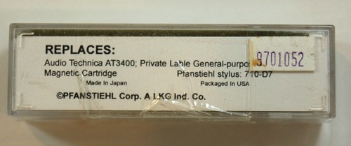 NEU AT-3400 Pfanstiehl Phonograph Plattenspieler Ersatzpatrone Nadel Stylus - Bild 2 von 5