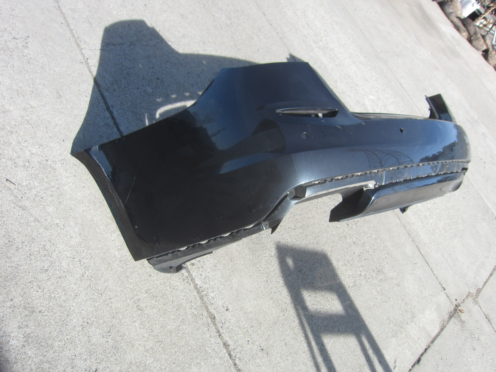 Maserati Quattroporte - Rear Bumper - (Black) - P/N 670010263