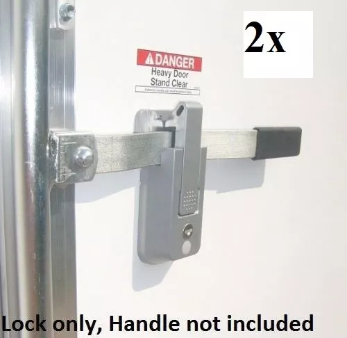 2 KA Locking Cargo Trailer Cambar Door Latch Vise Lock Cam Bar