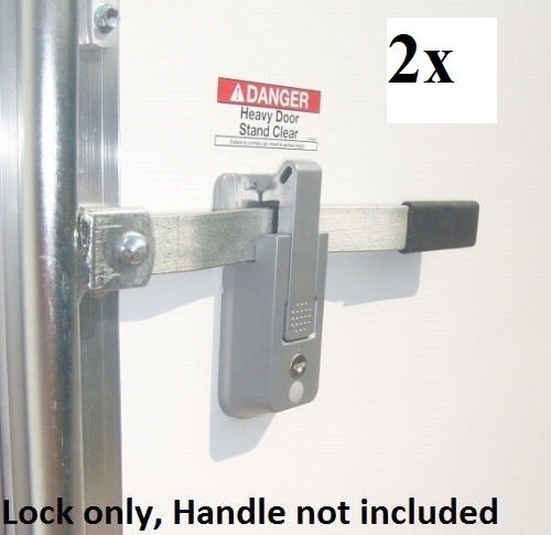 Black Swivel Cam Bar Trailer Latch Handle Door Cambar Cargo W/ Gray Lo – Need A Trailer Part - Foto 7