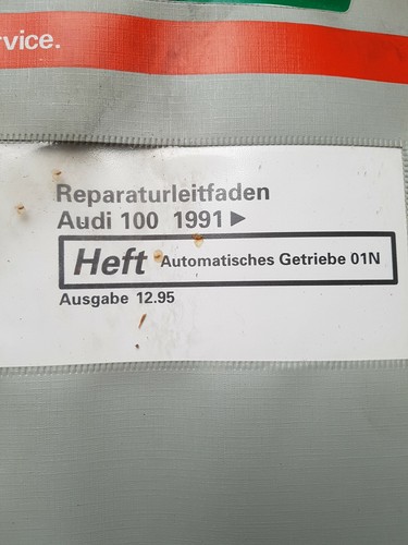 Reparaturleitfaden Audi 100 1991-  Automatisches Getriebe 01N
