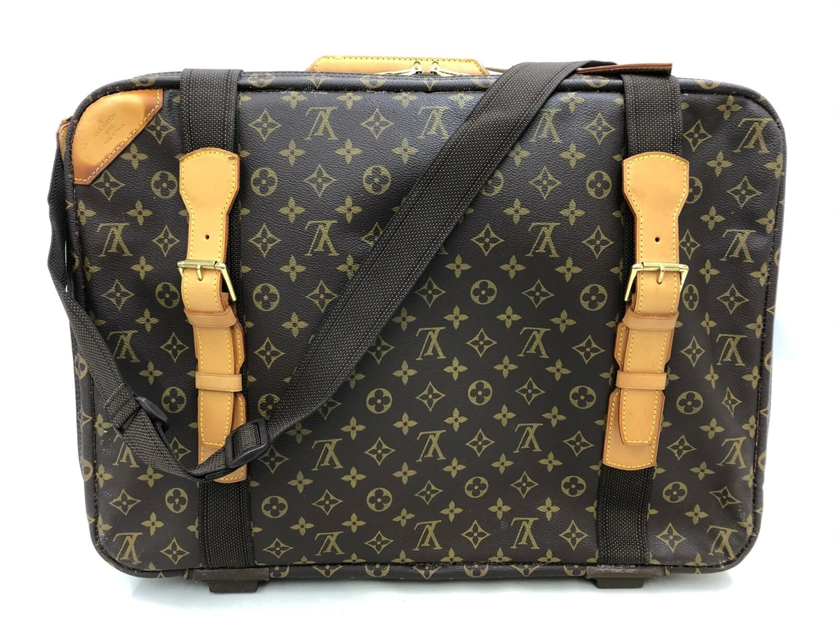 Auth Louis Vuitton Monogram Satellite 53 Travel Shoulder bag 